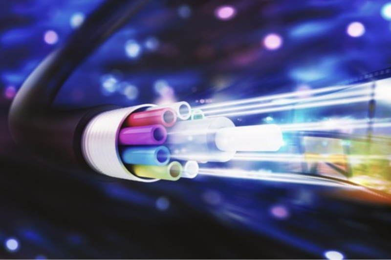 What is fiber optic cable used for
