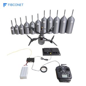 3Bobina de fibra òptica ABS impresa en D Bobina de cablejat intern FPV Drone Fibra